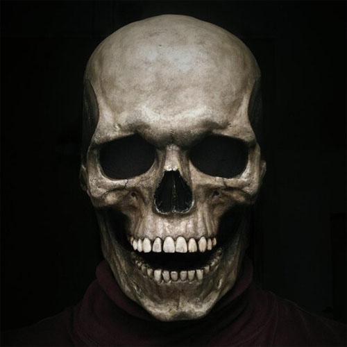 SkullFlex™ - Halloween Skull Mask with Movable Jaw