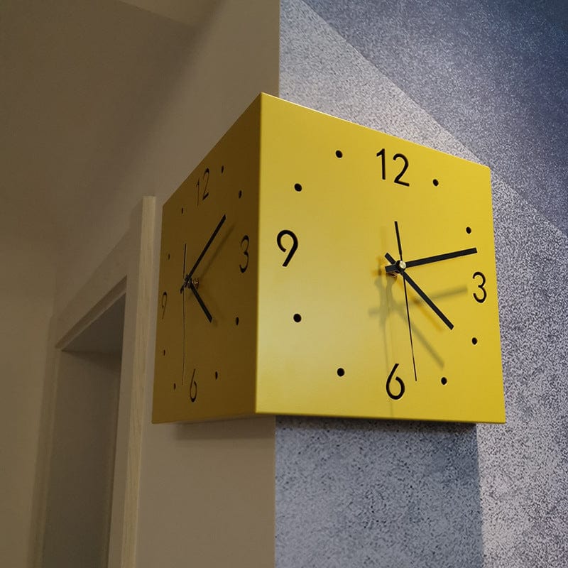 TimeCraft Innovare: The Ultimate Corner Wall Clock"