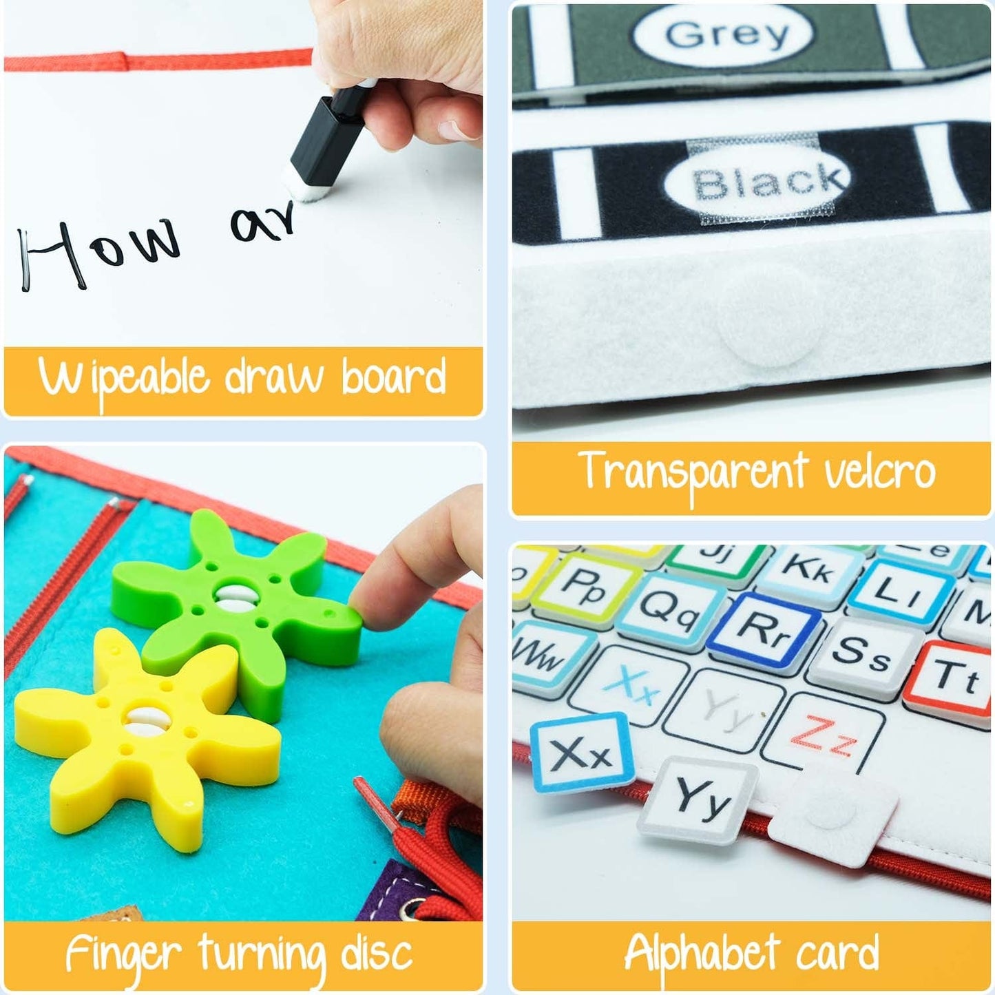 MagicTouch - Montessori Sensory Felt Busy Board