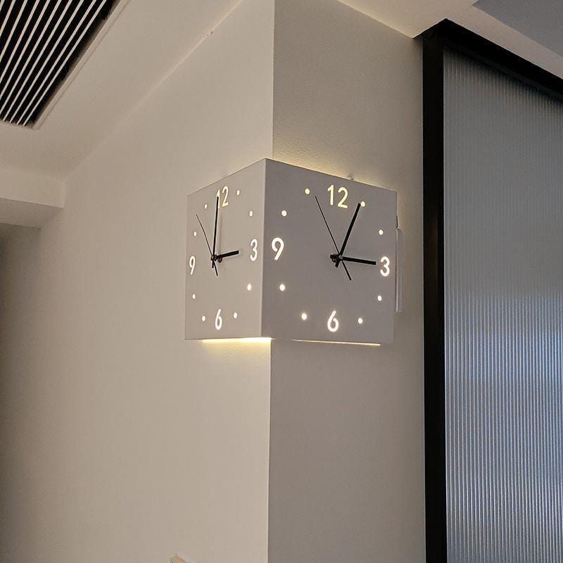 TimeCraft Innovare: The Ultimate Corner Wall Clock"