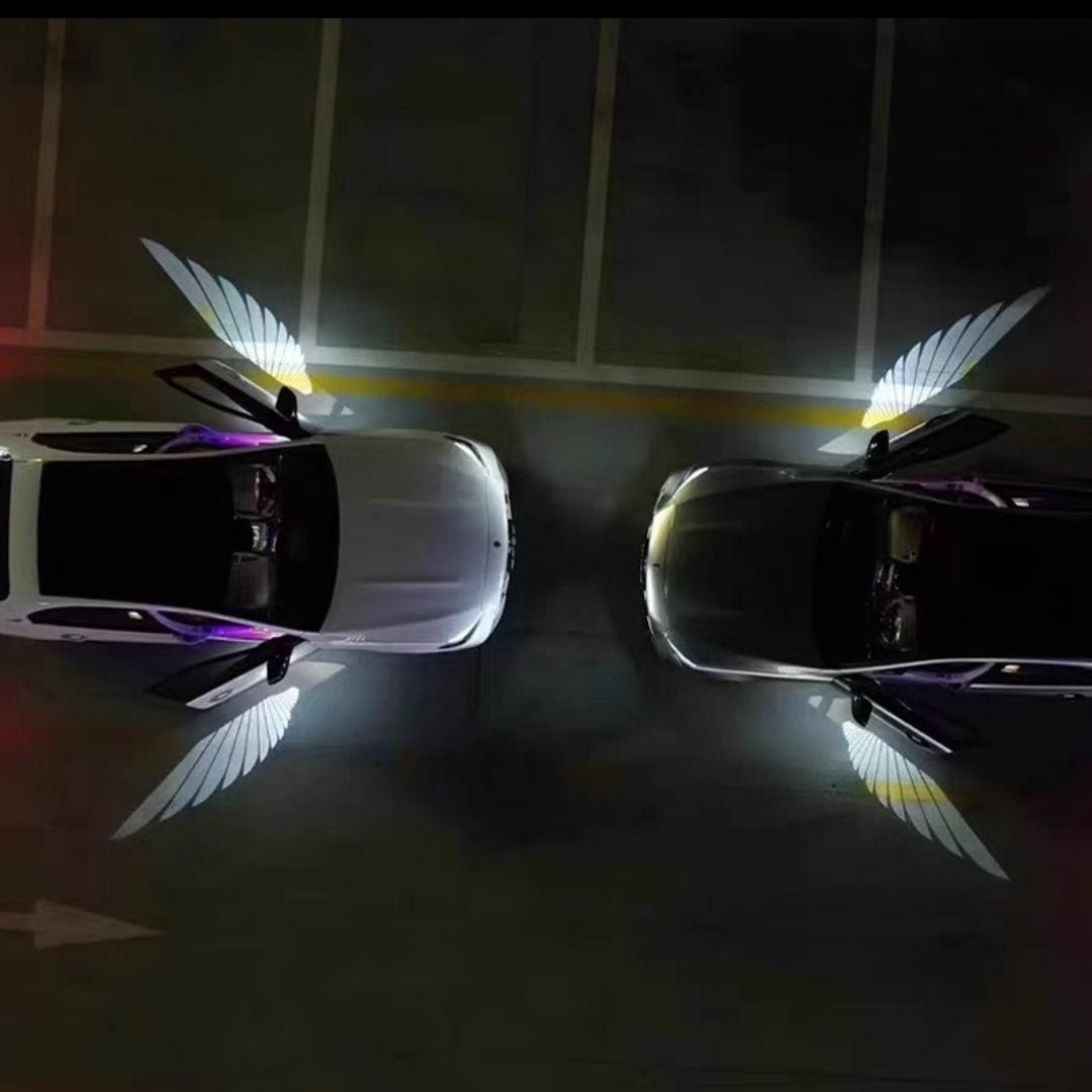Say Goodbye to Mundane Drives - Zephyr Car Angel Wings Light