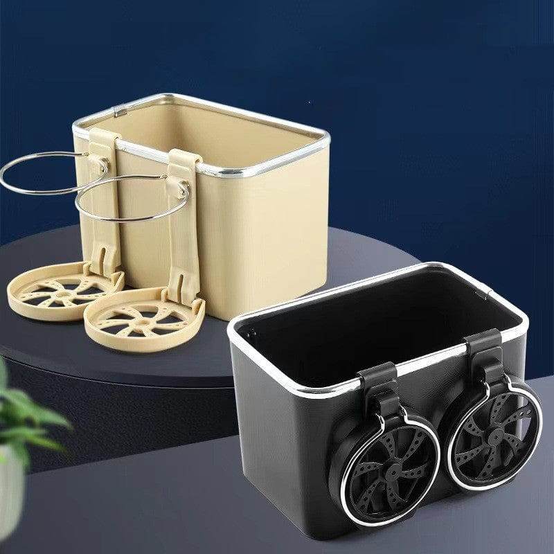 Car Tissue Storage Box Multifunctional Single And Double Cup Holder