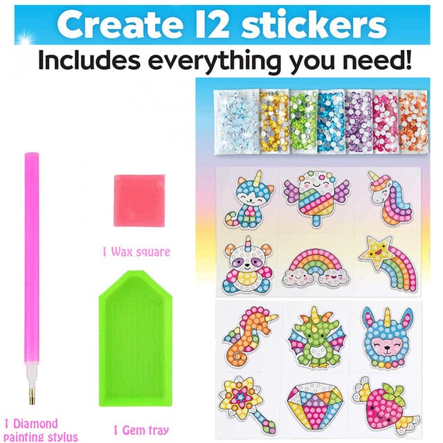 Diamond Painting Stickers Kits For Kids