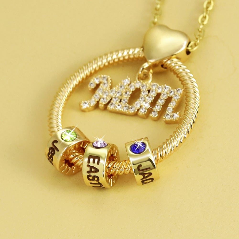 Heartfelt Connection Necklace: Personalized for Mom