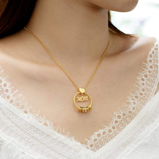 Heartfelt Connection Necklace: Personalized for Mom