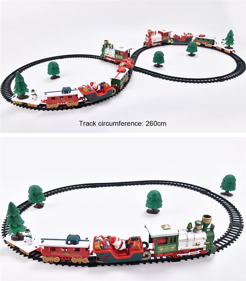 Lego christmas train online lights