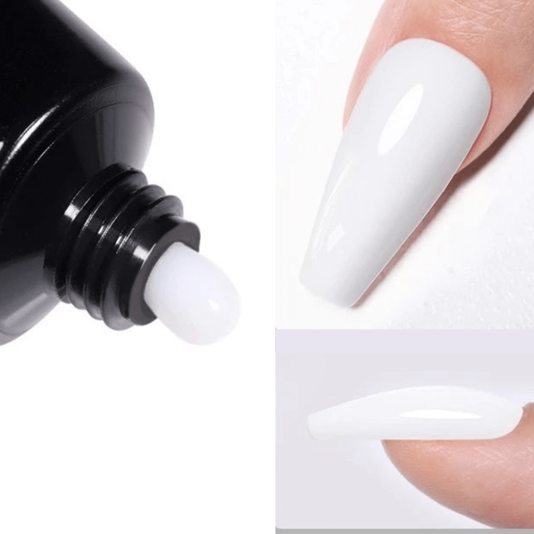 Effortlessly Create Long-Lasting Nails (3 Colour Gel + 48 Free Mold Tips Only Today)